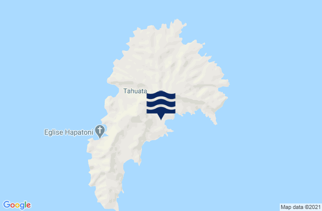 Tahuata, French Polynesia tide times map