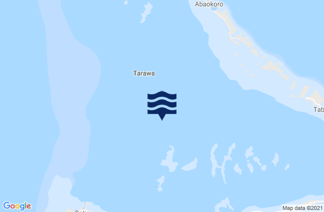 Tarawa, Kiribati tide times map