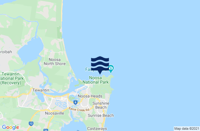 Tea Tree Bay, Australia tide times map