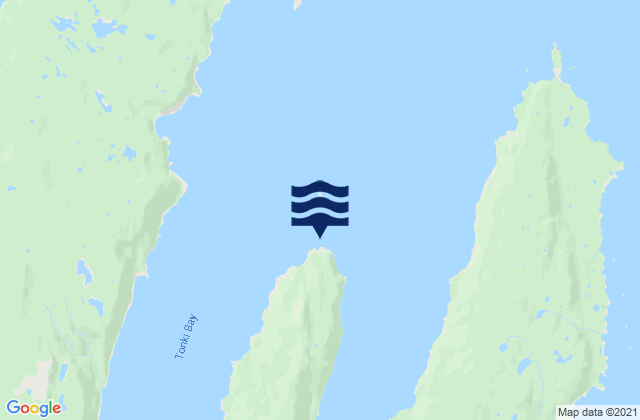 Tonki Bay, United States tide chart map