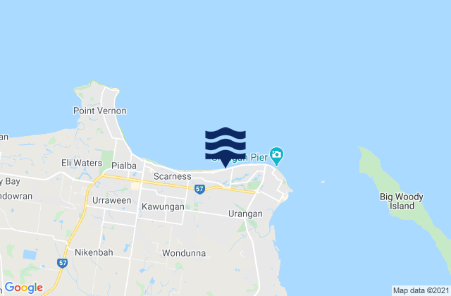 Torquay, Australia tide times map