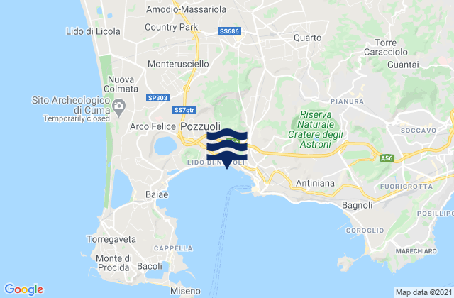 Torretta-Scalzapecora, Italy tide times map