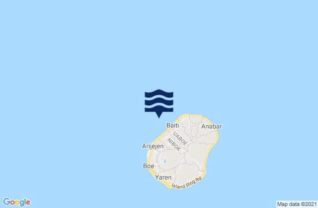 Uaboe District, Nauru tide times map