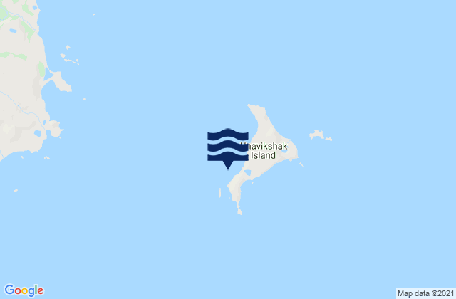 Unavikshak Island, United States tide chart map