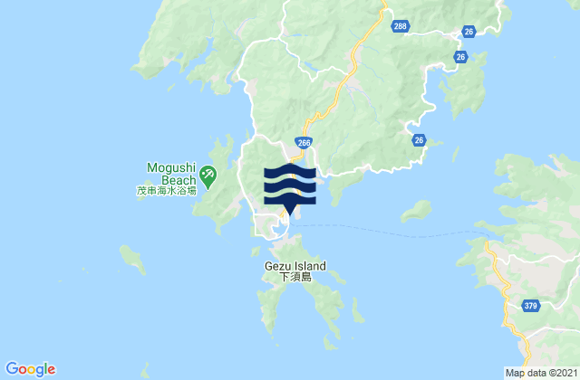 Ushibukamachi, Japan tide times map