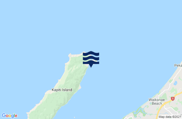 Waiorua Bay, New Zealand tide times map