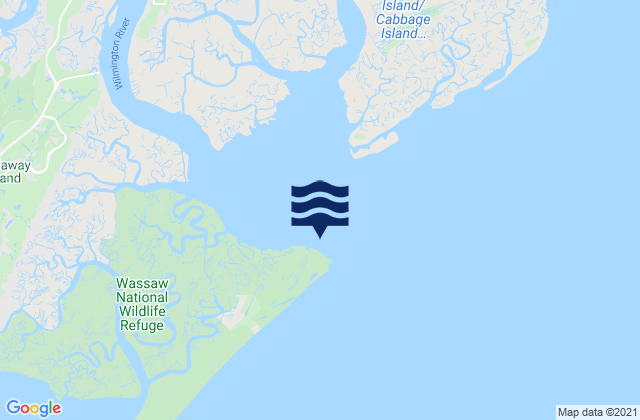 Wassaw Island N of E end Wassaw Sound, United States tide chart map