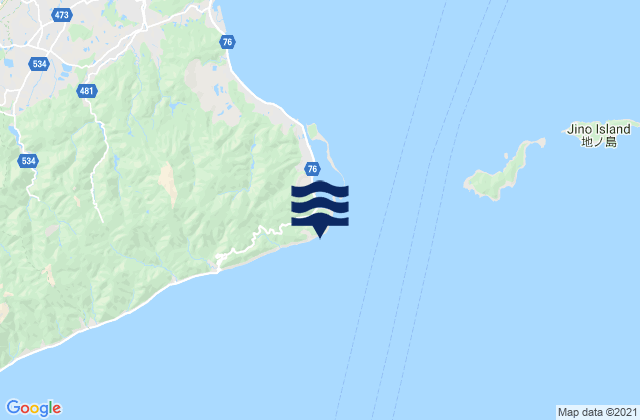 Yura Ko Tomogashima Suido, Japan tide times map