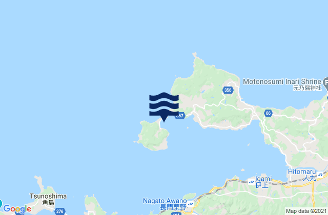 Yuya Wan (Aburatani Wan), Japan tide times map