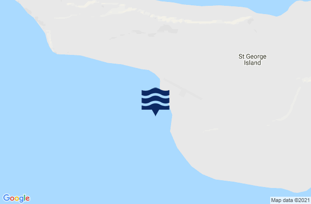Zapadni Bay (St. George Island), United States tide chart map