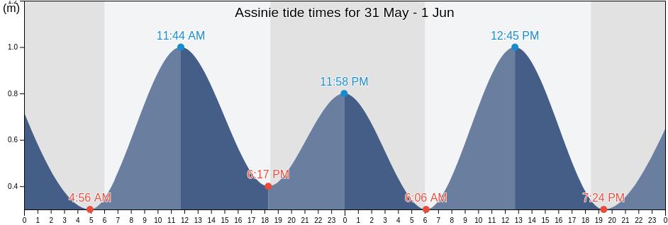 Assinie, Sud-Comoe, Comoe, Ivory Coast tide chart