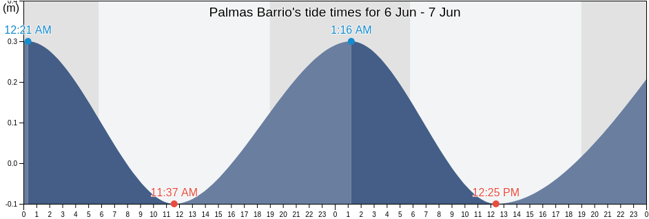 Palmas Barrio, Salinas, Puerto Rico tide chart