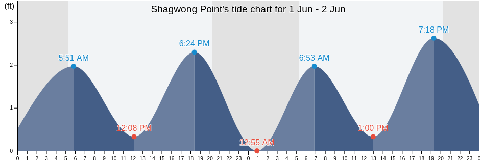 Shagwong Point, Suffolk County, New York, United States tide chart